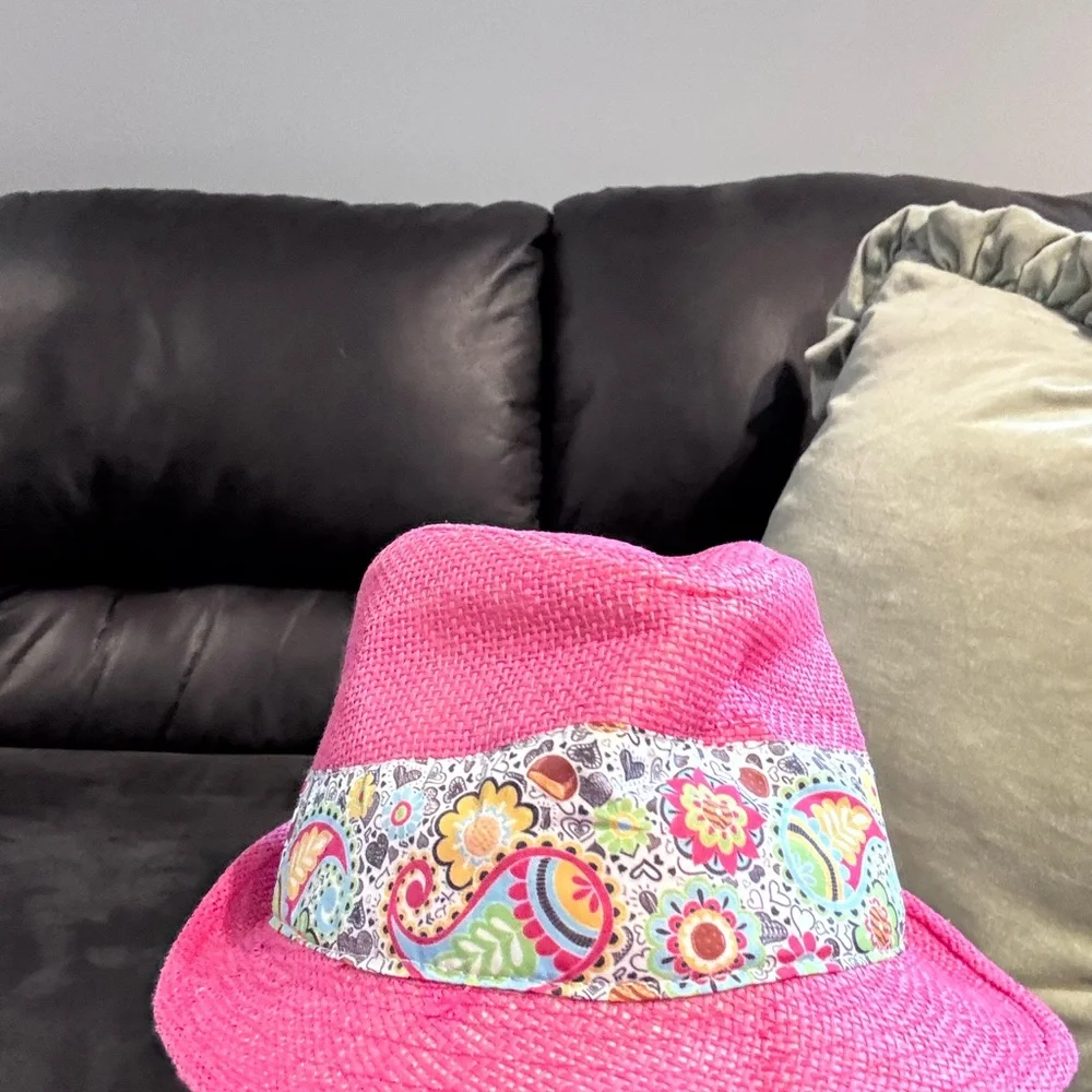 Fedora Little Brownie Pink girl scout Hat